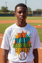 Load image into Gallery viewer, Eat Sleep Repeat Sports Shirt