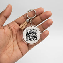 Load image into Gallery viewer, Custom QR code Keychain
