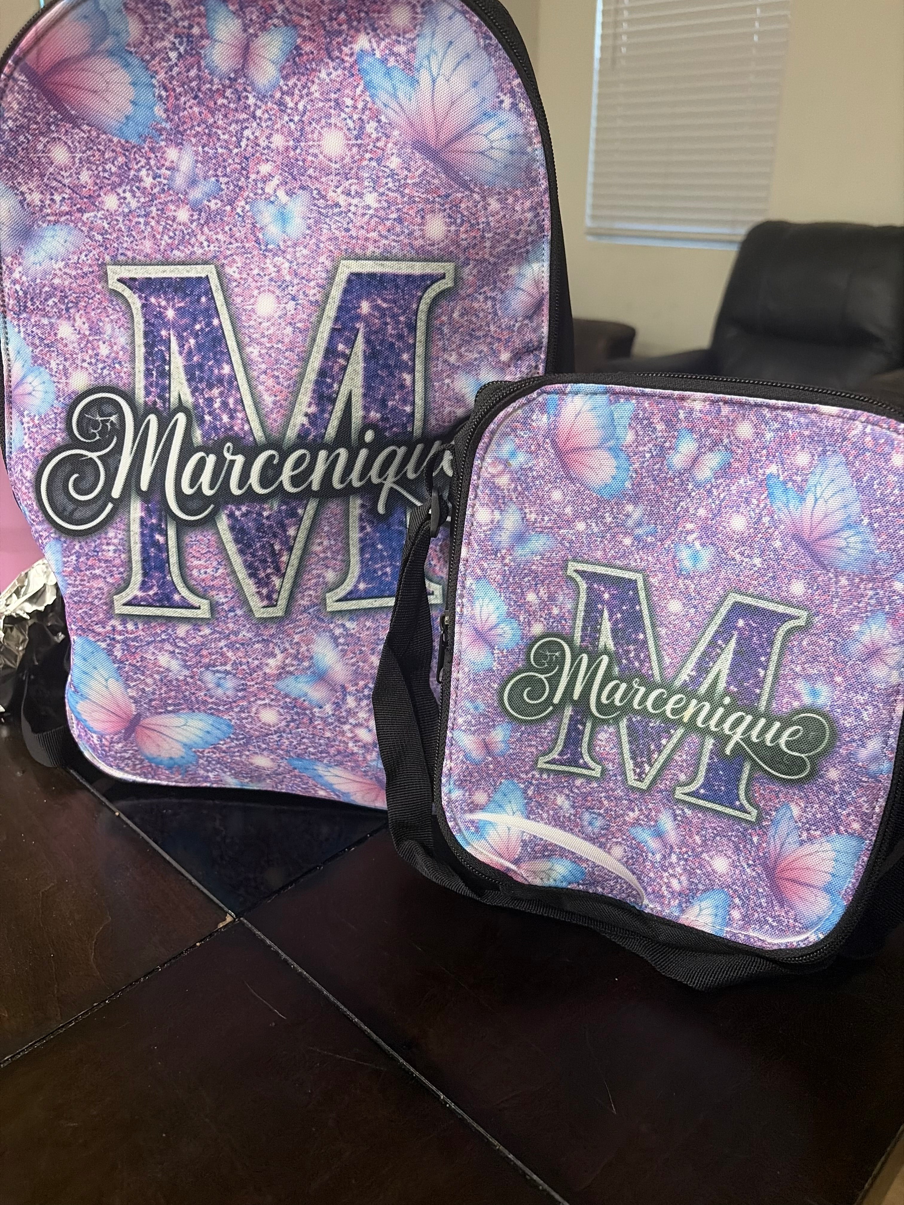Custom Backpack & Lunch box
