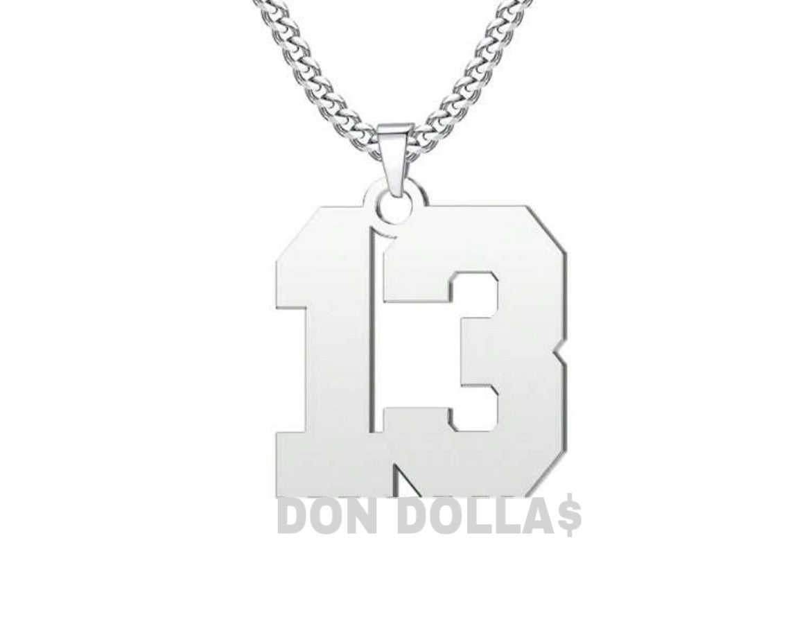 CUSTOM- Name and Number Chain