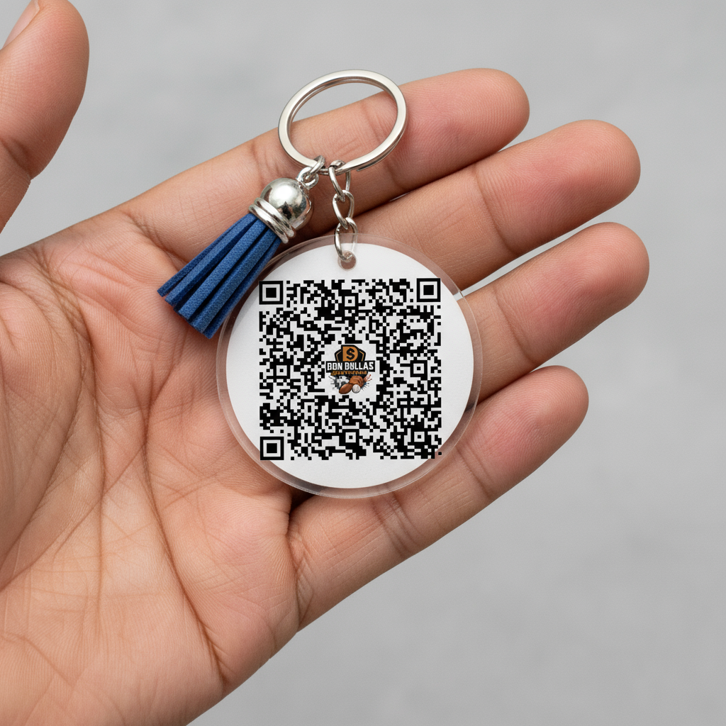 Custom QR code Keychain