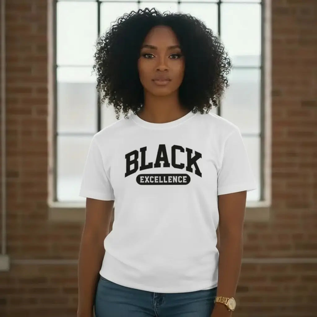 Black history shirts in brown & white (4 designs)