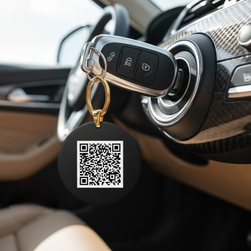 Custom QR code Keychain