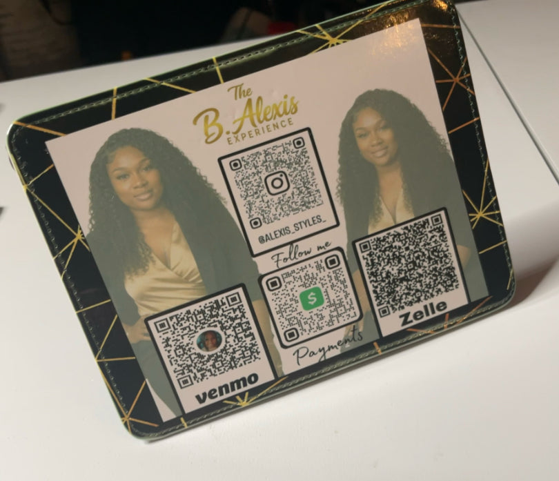 Custom QR Code Display Plaque