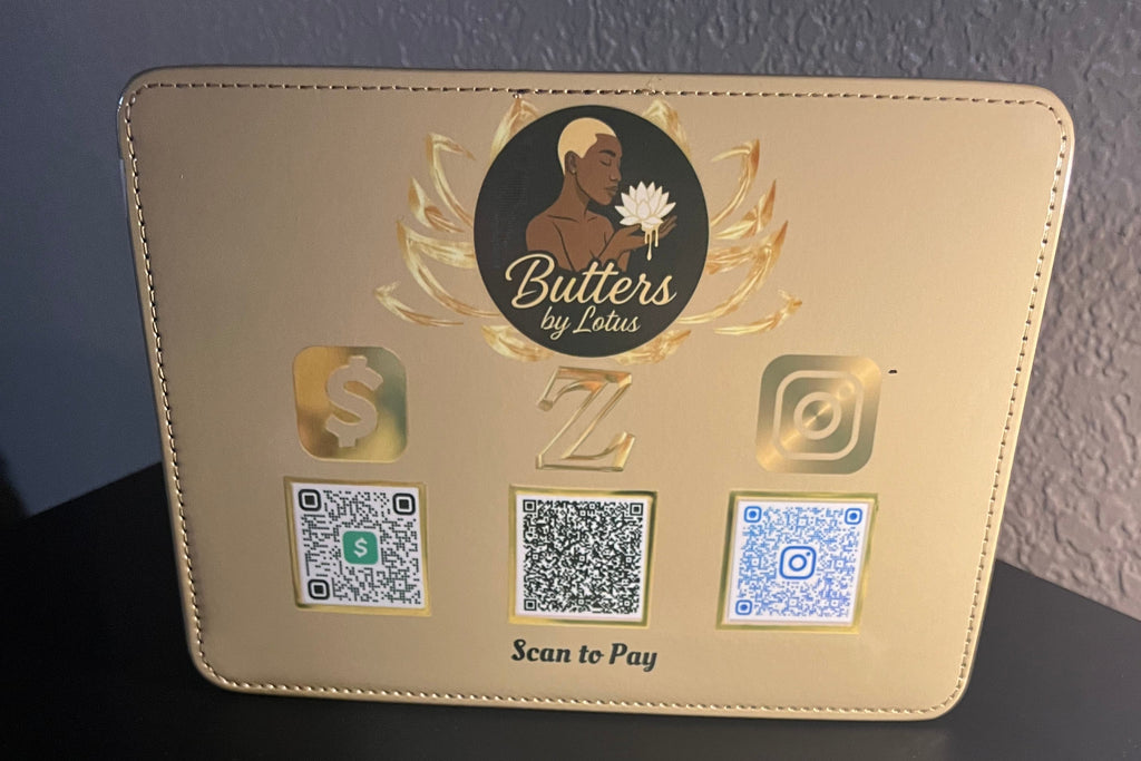 Custom QR Code Display Plaque