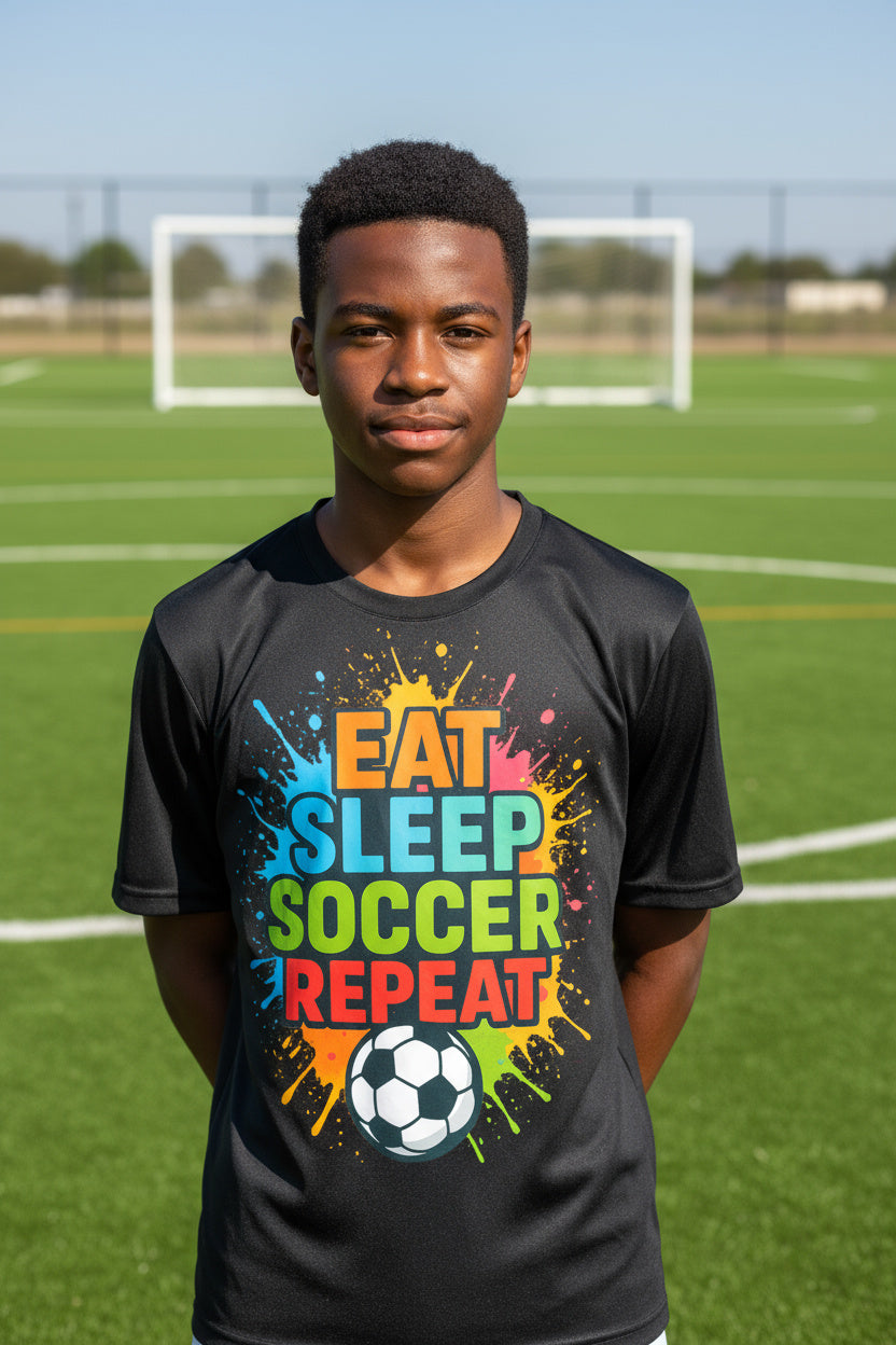 Eat Sleep Repeat Sports Shirt