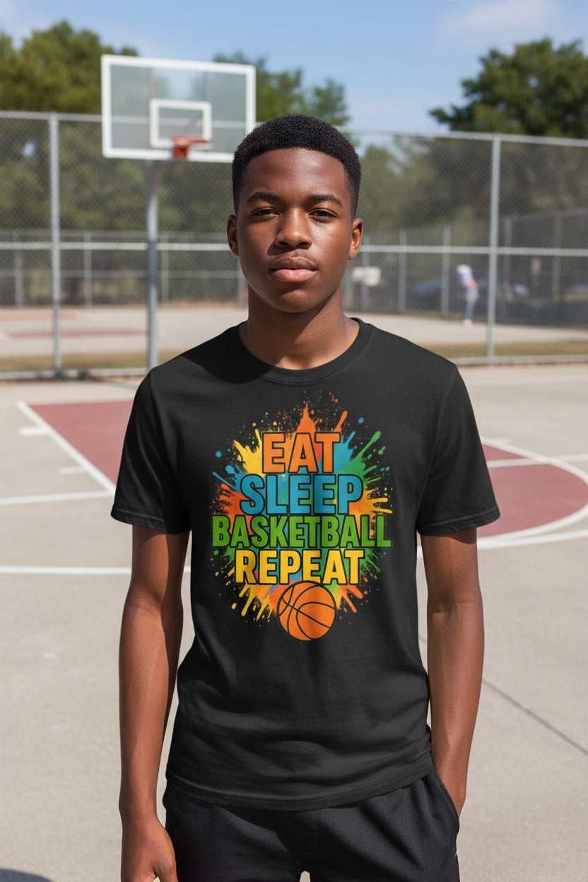 Eat Sleep Repeat Sports Shirt