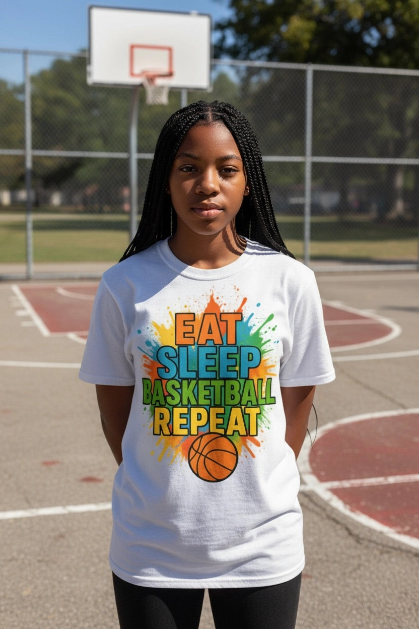 Eat Sleep Repeat Sports Shirt