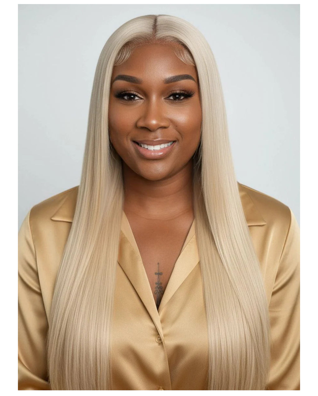 Blonde Body Wave 13x4 Transparent Lace Front Wig