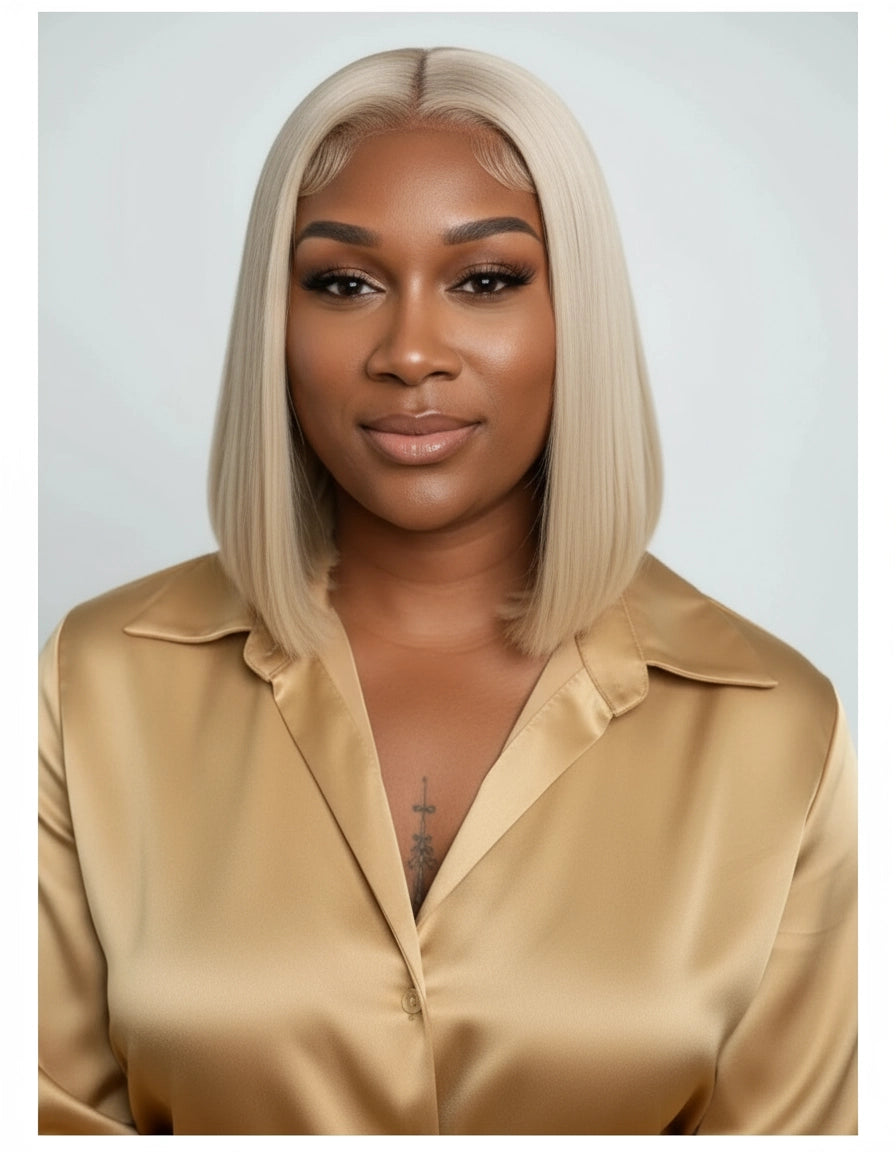 Blonde Straight Bob Wig