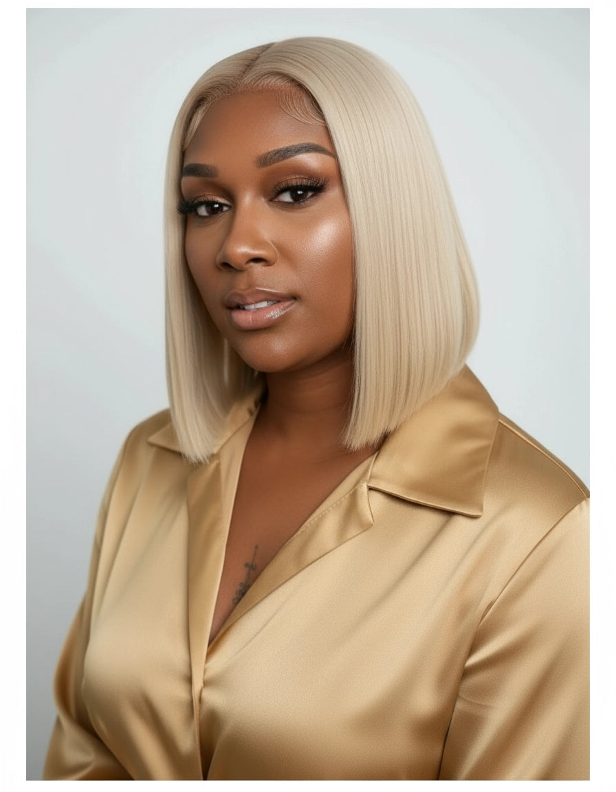 Blonde Straight Bob Wig