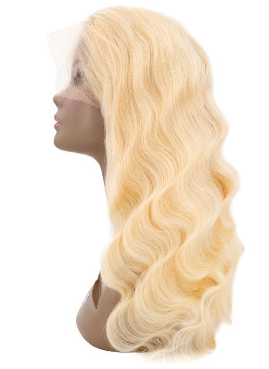 Blonde Body Wave 13x4 Transparent Lace Front Wig