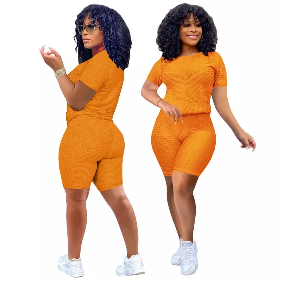 Butt lifting, anti-cellulite short set- multiple colors