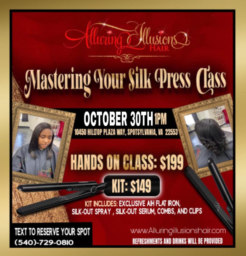 Mastering Your Silk Press Class (DEPOSIT ONLY)